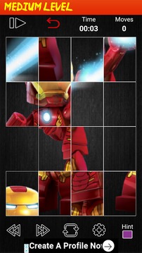 Puzzle Lego IronMan游戏截图2