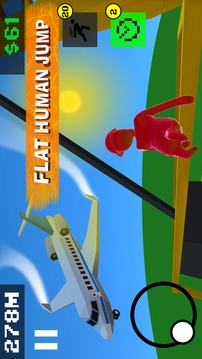 Flat Human FreeFall游戏截图3