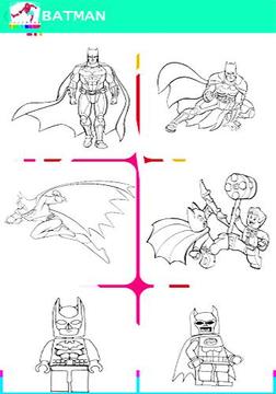 Superhero Coloring Book Games游戏截图1