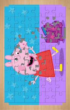 Peppa & Pig PUZZLE游戏截图1