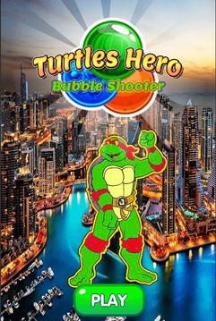 Super Turtles Hero Bubble Shooter游戏截图4