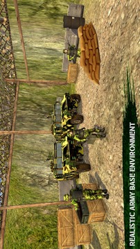 Army Truck Driving Simulator: Army off road Driver游戏截图5