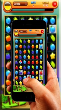 Bejeweled Fruits Dush 2018游戏截图1