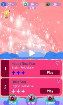 Piano Pink Tile游戏截图2