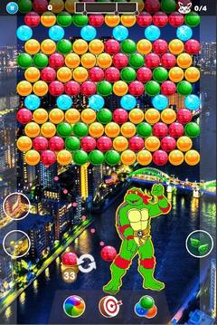Super Turtles Hero Bubble Shooter游戏截图1