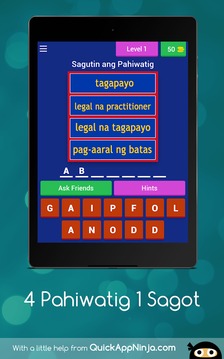 4 Clues 1 Word (TAGALOG)游戏截图4