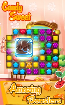 candy sweet saga match-3游戏截图1