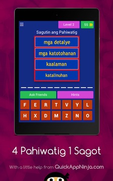 4 Clues 1 Word (TAGALOG)游戏截图2