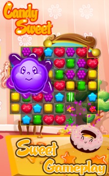 candy sweet saga match-3游戏截图2