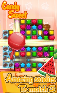 candy sweet saga match-3游戏截图4