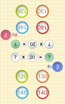 Math games: duel math for 2 players: Educational游戏截图5