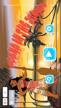 Princess Moana Adventure run world游戏截图4