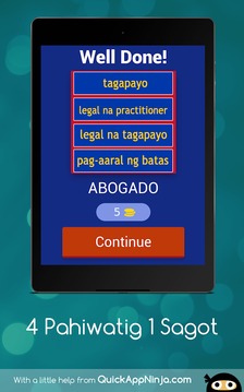 4 Clues 1 Word (TAGALOG)游戏截图3