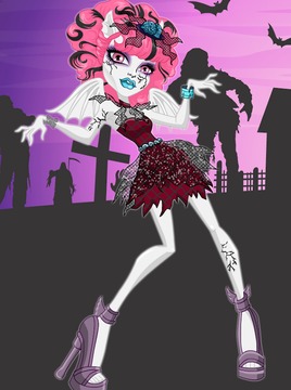 Ghouls Fashion Style Monsters Makeup Dress up游戏截图5