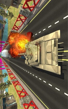 Tank Traffic Racing War游戏截图3