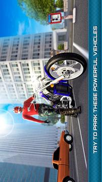 Motor Bike Parking Master Game - Parking Challenge游戏截图4