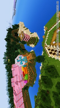 Pink City Parkour MCPE Map游戏截图5