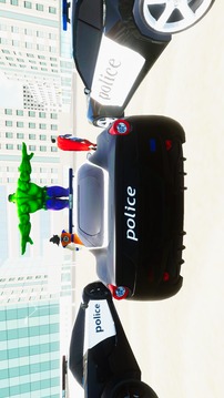SuperHero Cop Car Stunt游戏截图1