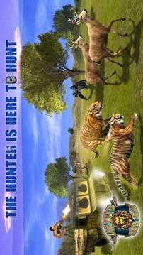 狮子猎人狙击手Safari - 动物狩猎游戏游戏截图1