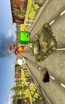 Tank Traffic Racing War游戏截图4