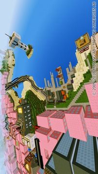 Pink City Parkour MCPE Map游戏截图1