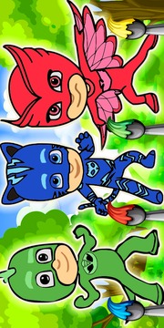 PJ Masks Coloring book - Coloring PJ Masks游戏截图1