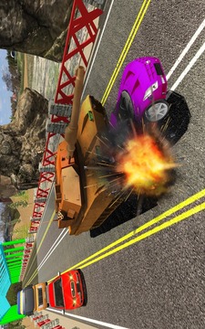 Tank Traffic Racing War游戏截图1