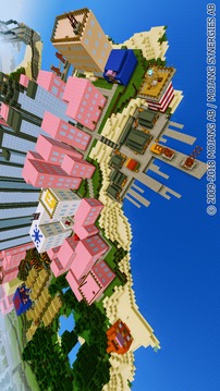 Pink City Parkour MCPE Map游戏截图2