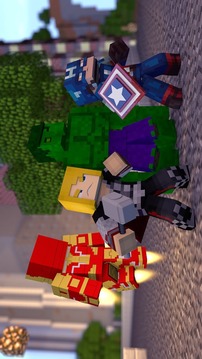 Super Heroes Addon 2018 for MCPE游戏截图2