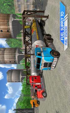 Oil Tanker Truck Transporter Simulator: Hill Cargo游戏截图4