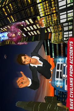 Flying Light Hero City Rescue Missions游戏截图1