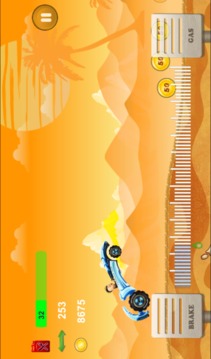 Upin Supercar Hill Climb游戏截图3