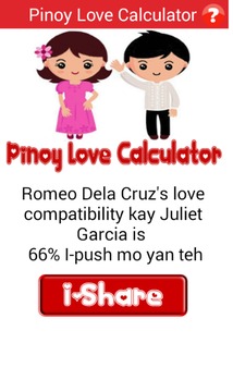 Pinoy Love Calculator游戏截图4