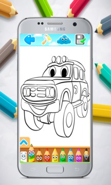 Cars Coloring Pages游戏截图1