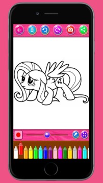 Little Pony Coloring Books游戏截图5