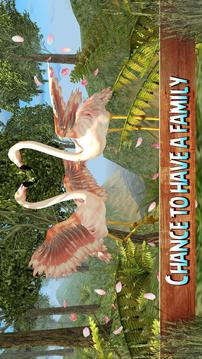 Wild Pink Flamingo Life Simulator游戏截图2