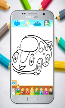 Cars Coloring Pages游戏截图2