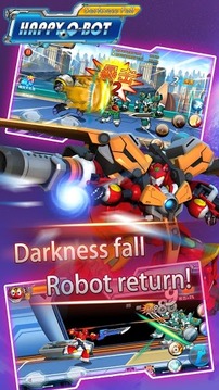 Happy Q Bot Darkness Fall游戏截图4