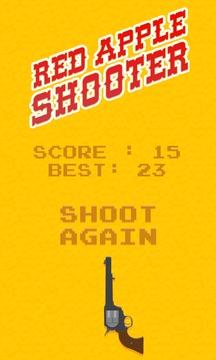 Red Apple Shooter - Revolver Shooting Fun游戏截图3