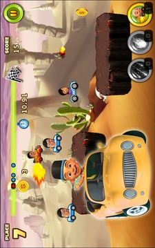 Balapan Mobil Upin Ipin游戏截图2