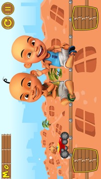 Upin Ipin :racing games游戏截图2