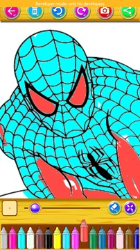 Coloring Book for Spider hero游戏截图2