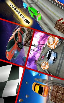 Space Car Stunt Drive 2018: Real Speed Bump Racing游戏截图1