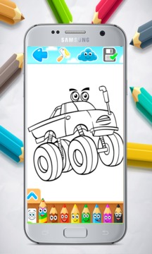 Cars Coloring Pages游戏截图4