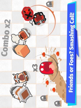 Smashers.io Foes in Worms Land游戏截图1