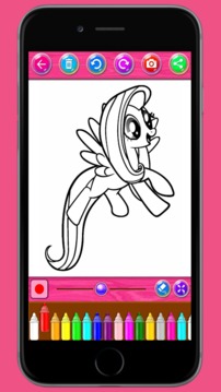 Little Pony Coloring Books游戏截图3