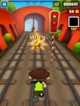 Subway Surf ben super alien 10游戏截图1