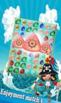 Pirate Treasure Jewel Classic-match 3游戏截图4