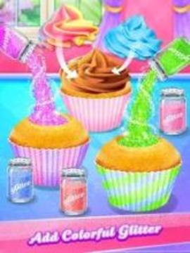 Glitter Cupcake - Trendy & Sparkly Desserts Food游戏截图3