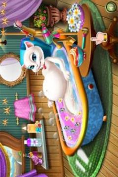 Pregnant Kitty Spa & Makeover Girl Game游戏截图3